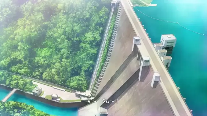 氷の城壁#12(左岸より俯瞰で堤体を見る)