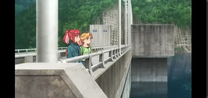 瑠璃の宝石#9（左岸上流側より取水塔と天端を見る）