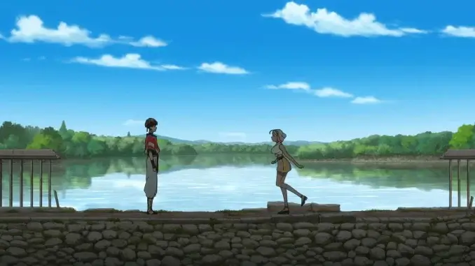 永久のユウグレ#11(堤体下流面より天端を見る)