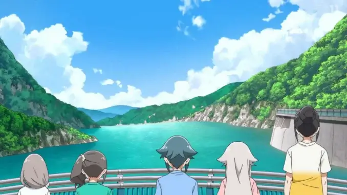 mono#9 从黑部湖顶端俯瞰黑部大坝。