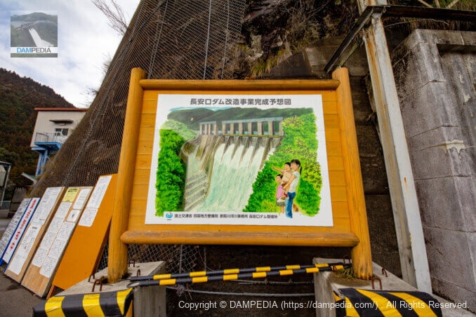Rendering del progetto di modifica della diga di Chang'ankou, completato.