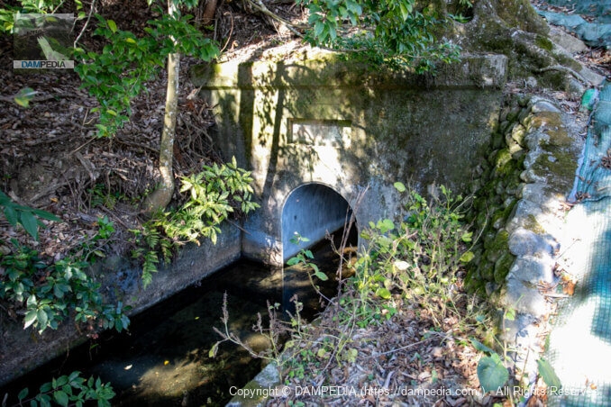 Culvert portal from water intake facility