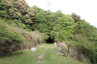 Down side of Soya Tunnel of former Kintetsu Osaka Line