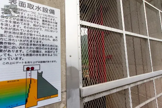 選択取水設備解説パネル